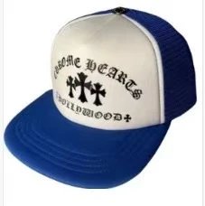 Chrome Hearts Hats Embroidered Logo Patch Mesh Trucker Cap — 22