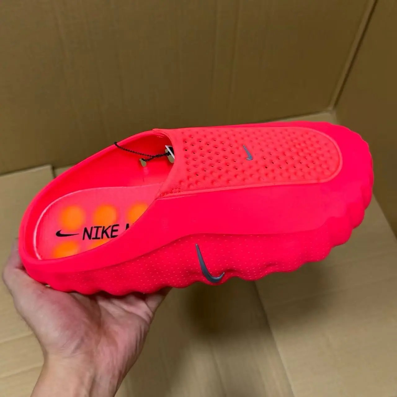 Nike Slippers One-piece slide with embossed Swoosh — 24