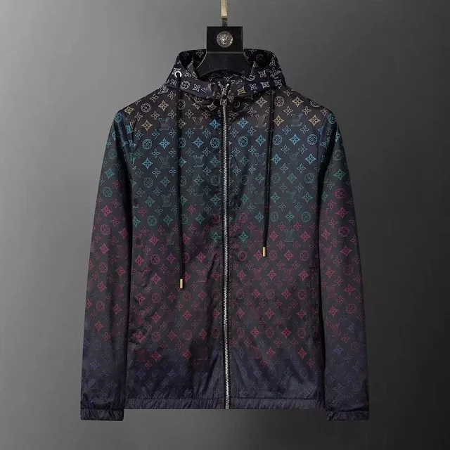 Louis Vuitton Jackets Hooded Zip-Up Monogram Jacket product detail image 4