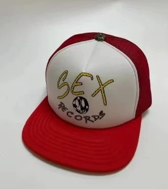Chrome Hearts Hats Embroidered Logo Patch Mesh Trucker Cap — 21