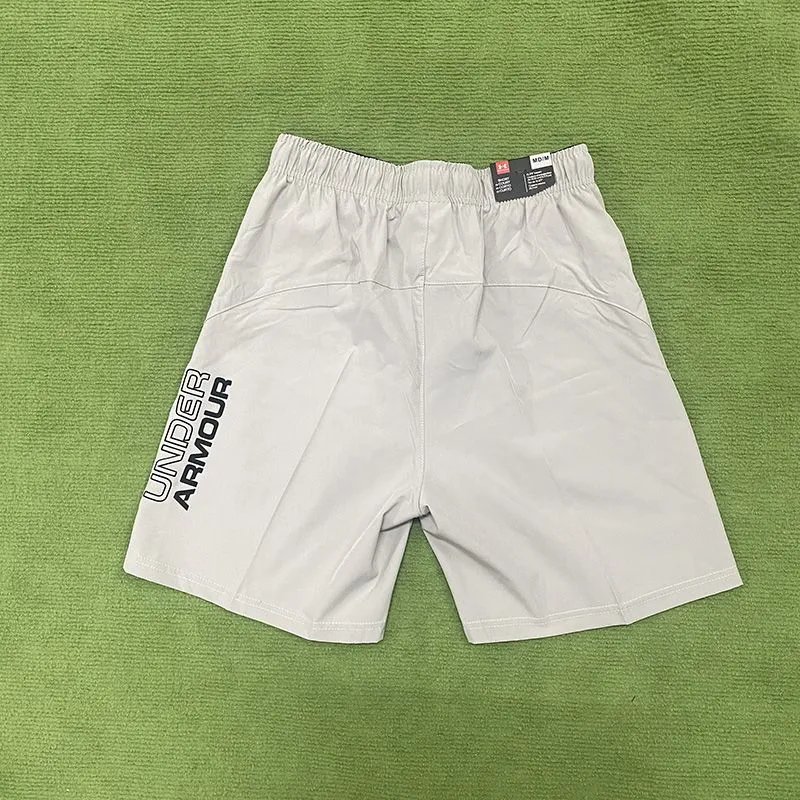 Under Armour Shorts Woven drawstring athletic with zip pockets image 4