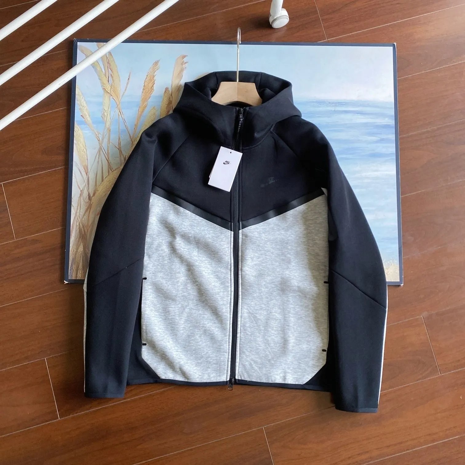Black combined with light gray