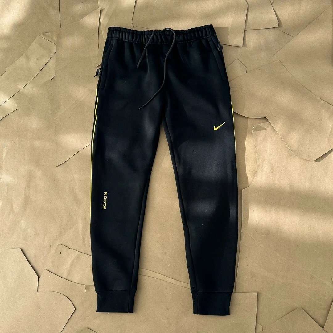 Black Pants with Gold Trim
