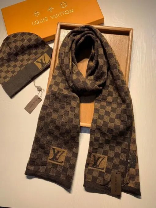 Checkered Set - Dark Brown
