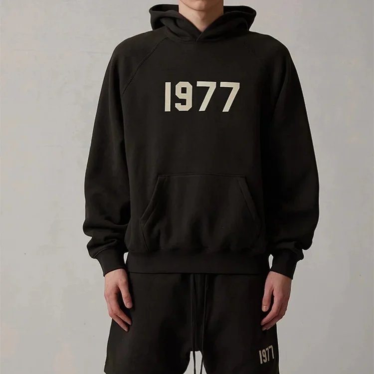 ESSENTIALS Hoodie 1977 Casual Versatile Hooded Sweatshirt