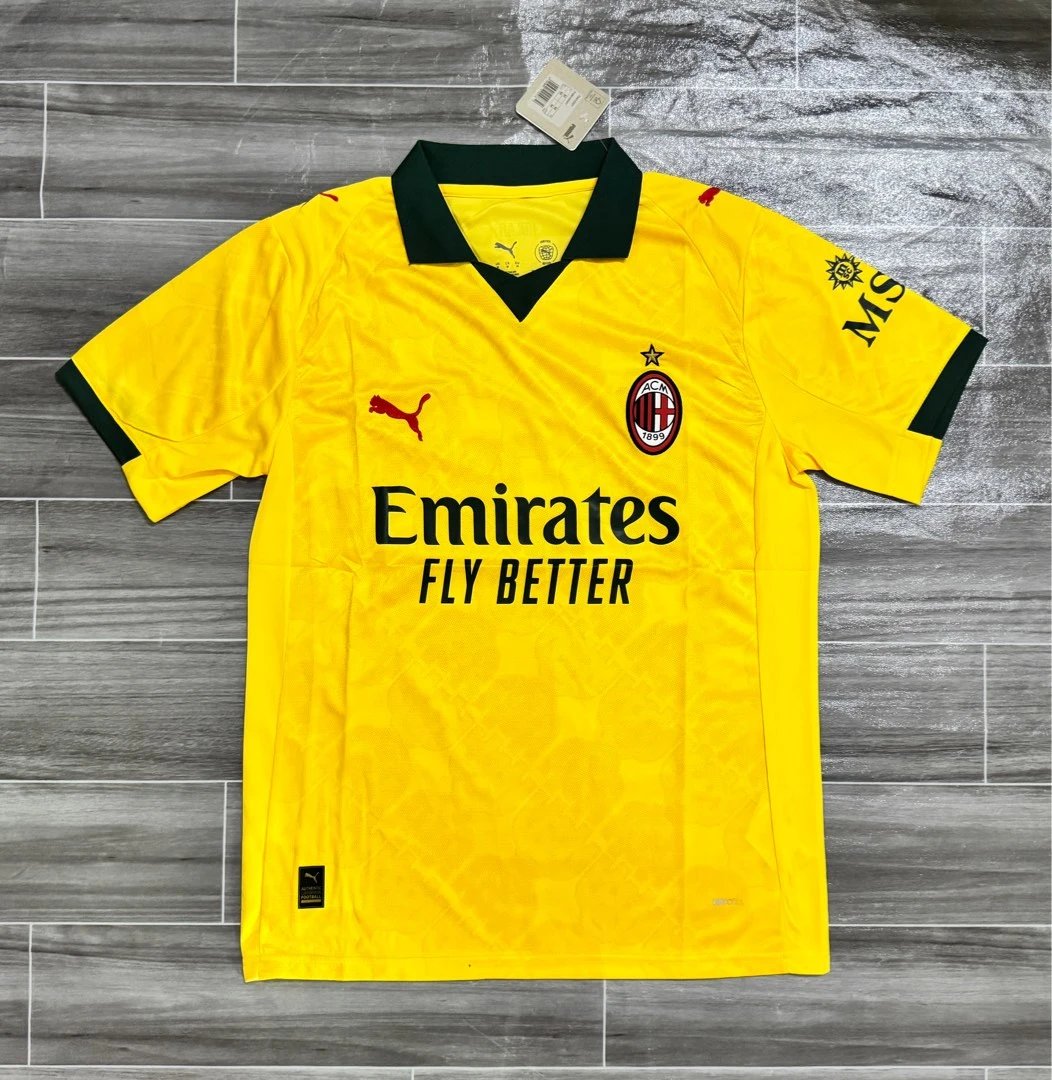 25-26 AC Milan Second Away Yellow