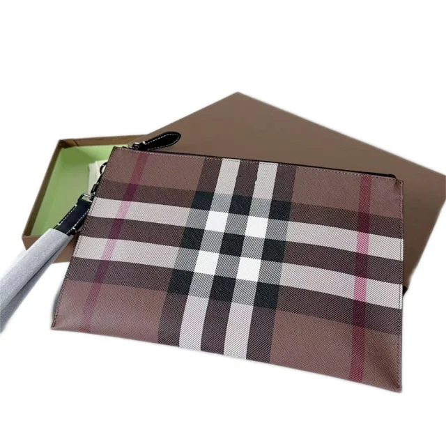 Unbranded Handbags Plaid zip wristlet clutch product detail image 7