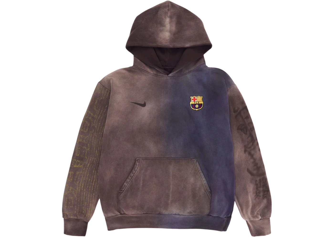 Travis Scott x N * k * x FCx Bar * * Lona digital printed round neck hooded sweatshirt, fashionable and casual trend sweatshirt