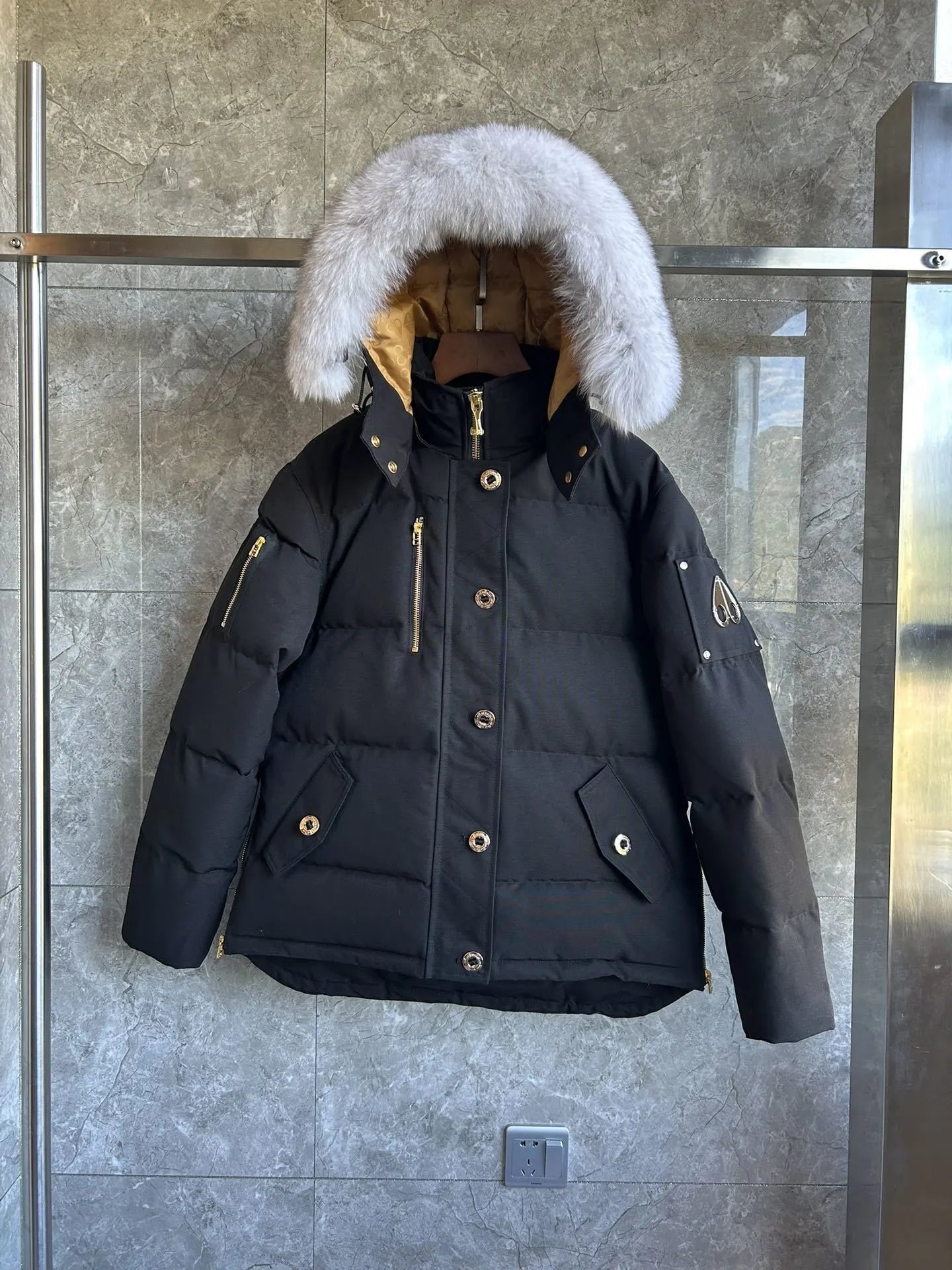 女款黑色白毛领【金标】