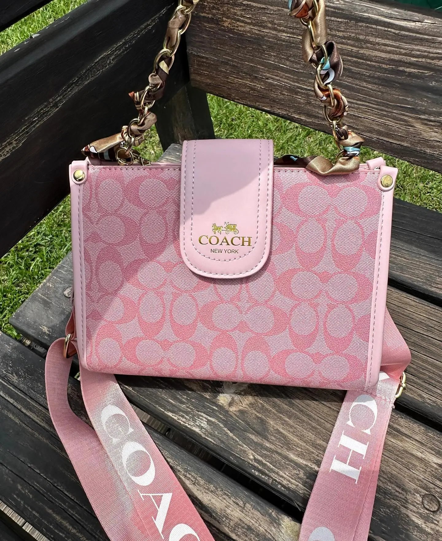Coach New Crossbody Bag with Signature Print