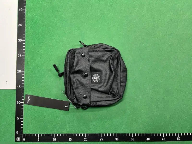 Stone Island Compass Logo Backpack Black/Gray - 3