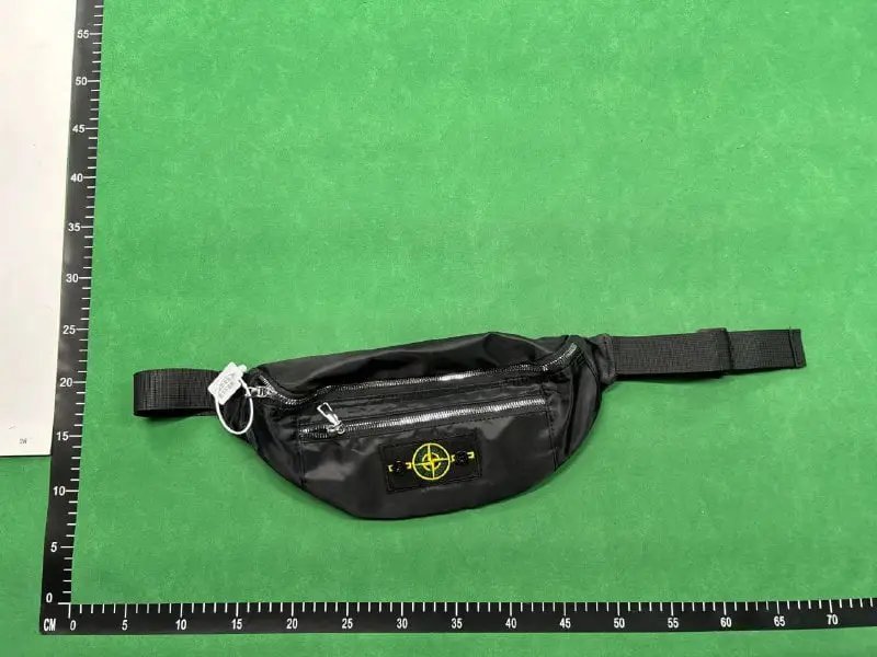 Stone Island Compass Logo Backpack Black/Gray - 5