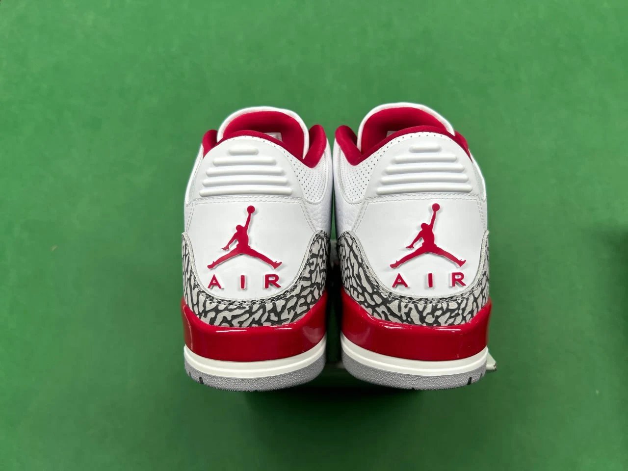 Air Jordan 3 Retro OG White Cement Red Sneakers