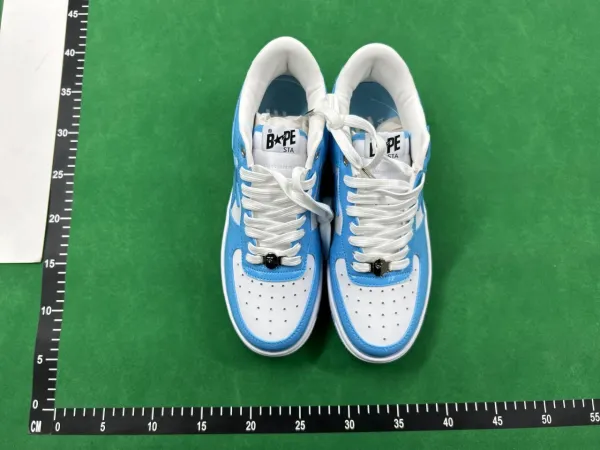 BAPE STA White Black Star Sneakers - 2