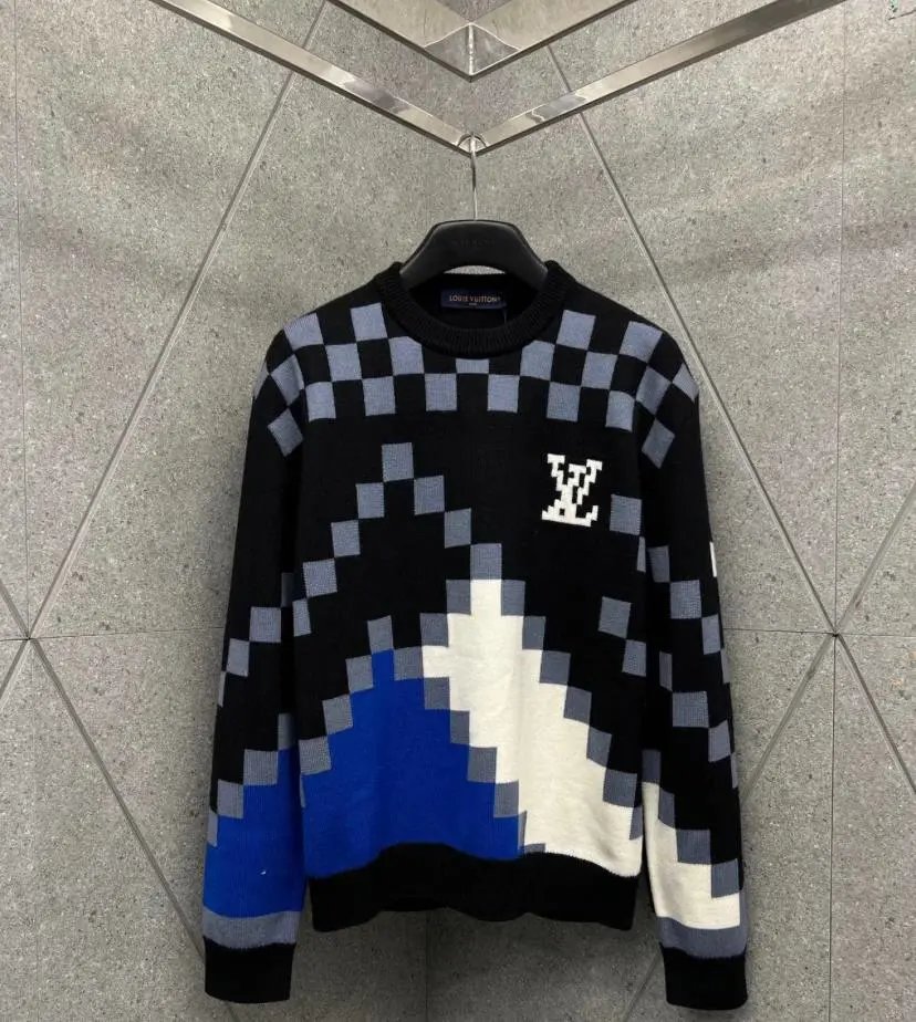 Louis Vuitton Pixel Check Swea