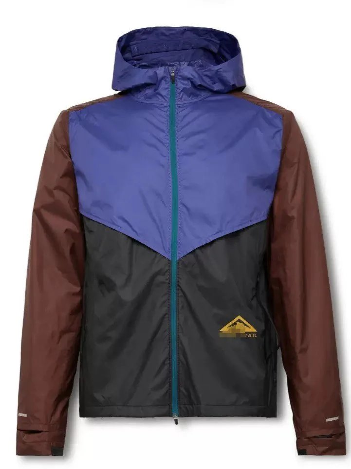 Design Zip-Up Performance Jacket Dark Gray Outerwear - 5