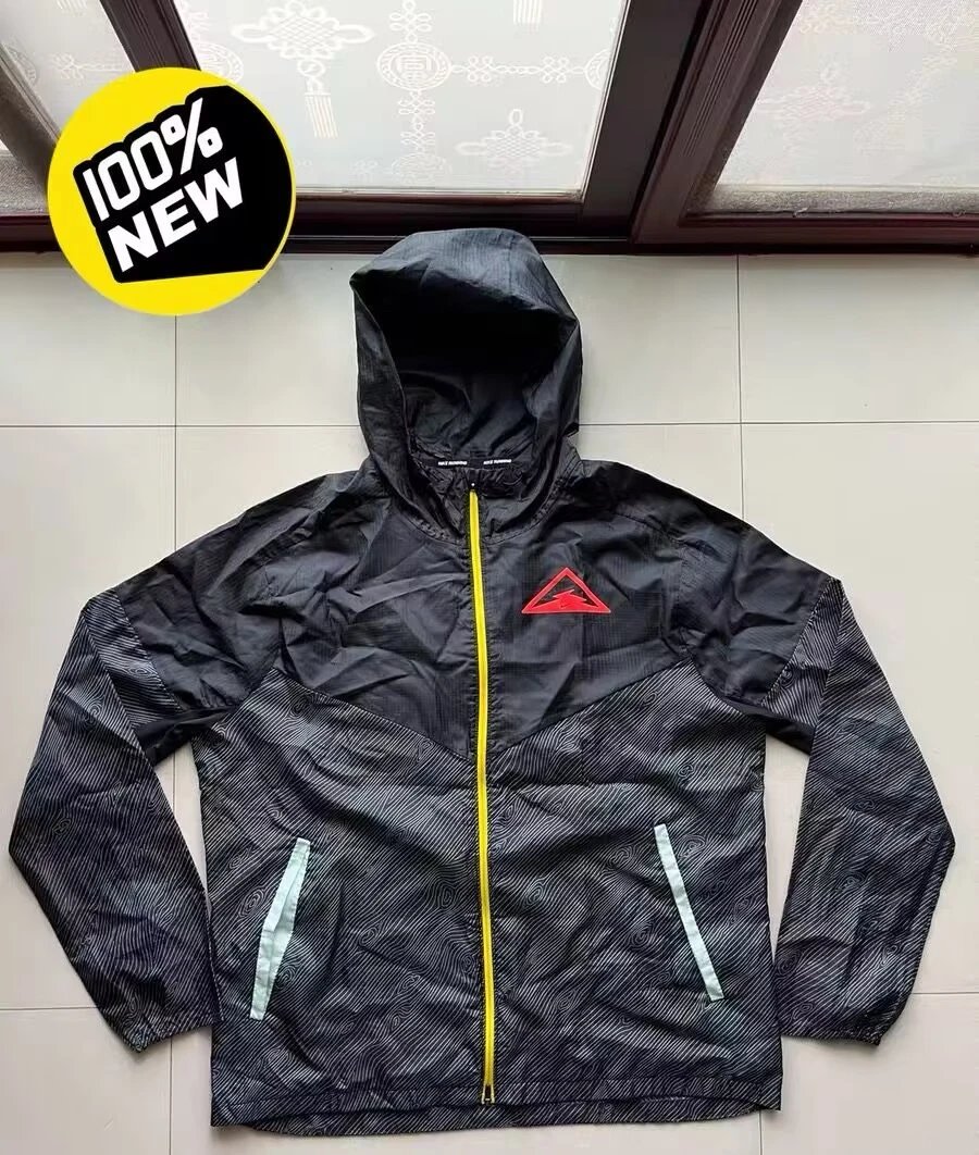 Design Zip-Up Performance Jacket Dark Gray Outerwear - 9