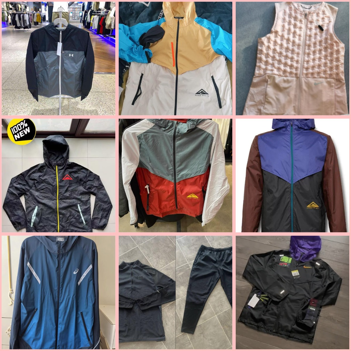Design Zip-Up Performance Jacket Dark Gray Outerwear - 2