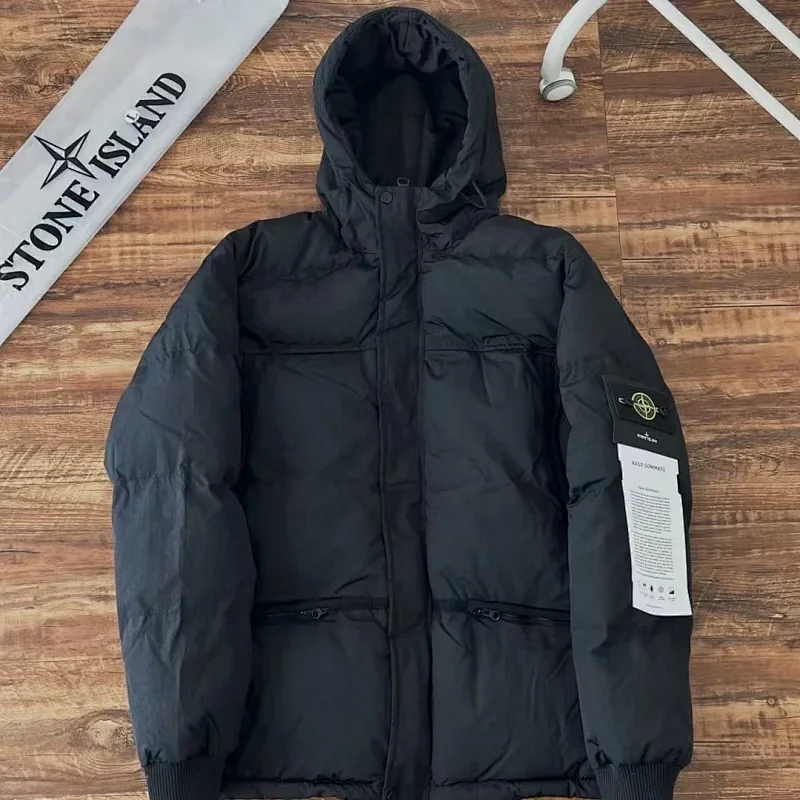 Down jacket black 7