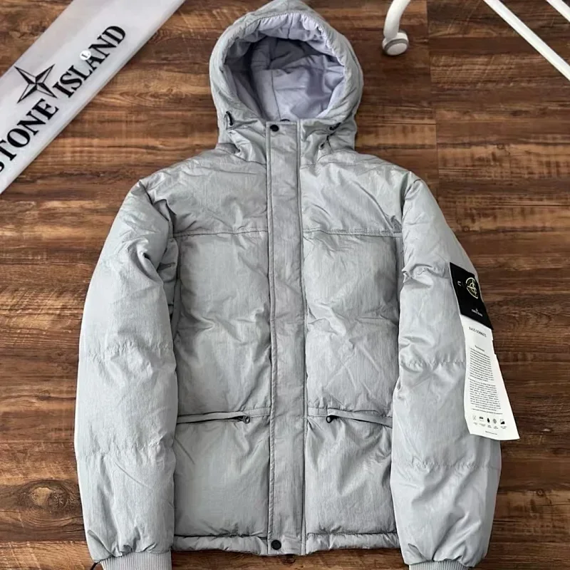 Down jacket gray 11