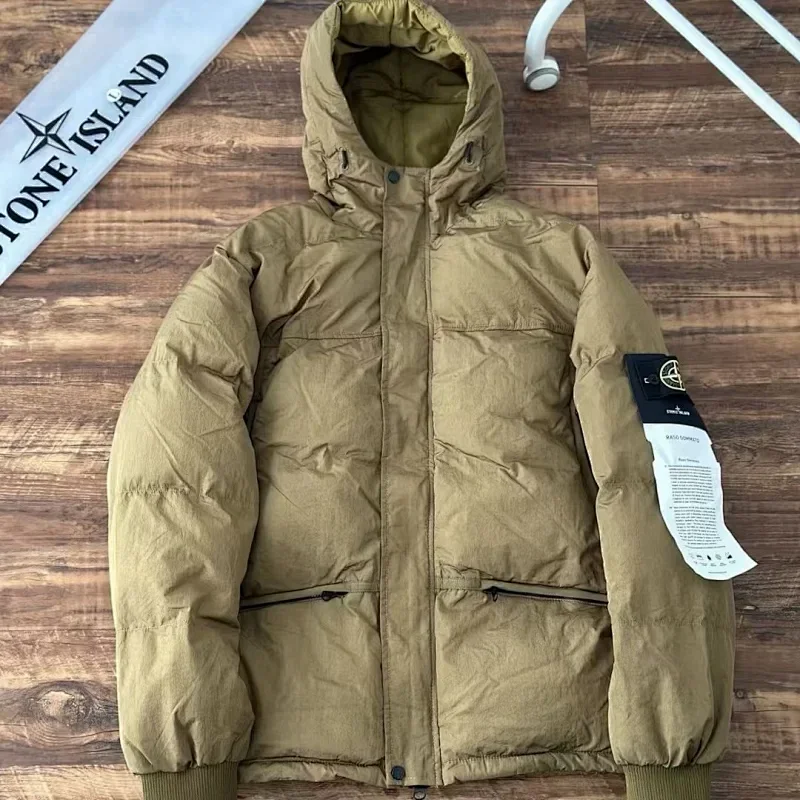 Down jacket dark yellow 9