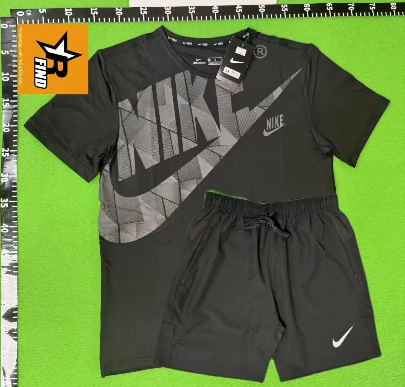 Nike Matching Sets Hooded windbreaker, T-shirt and shorts set — Set-1