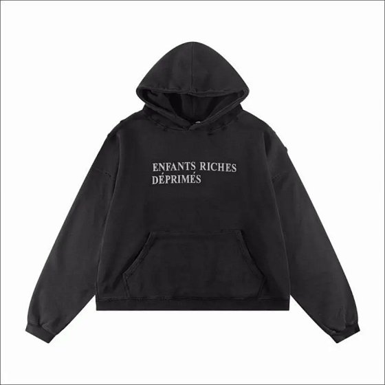 E-fashion vintage hooded sweatshirt - S-CAT