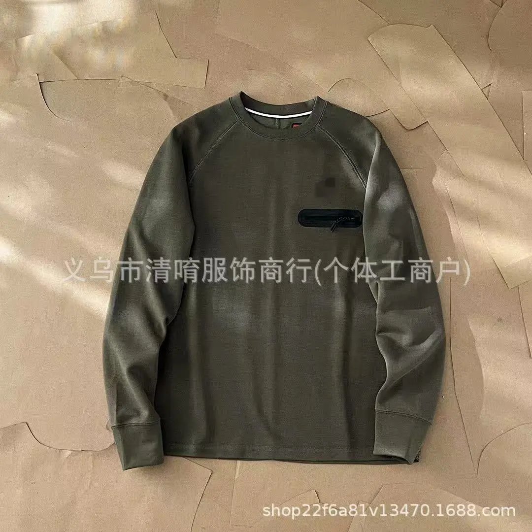 Military green hoodie