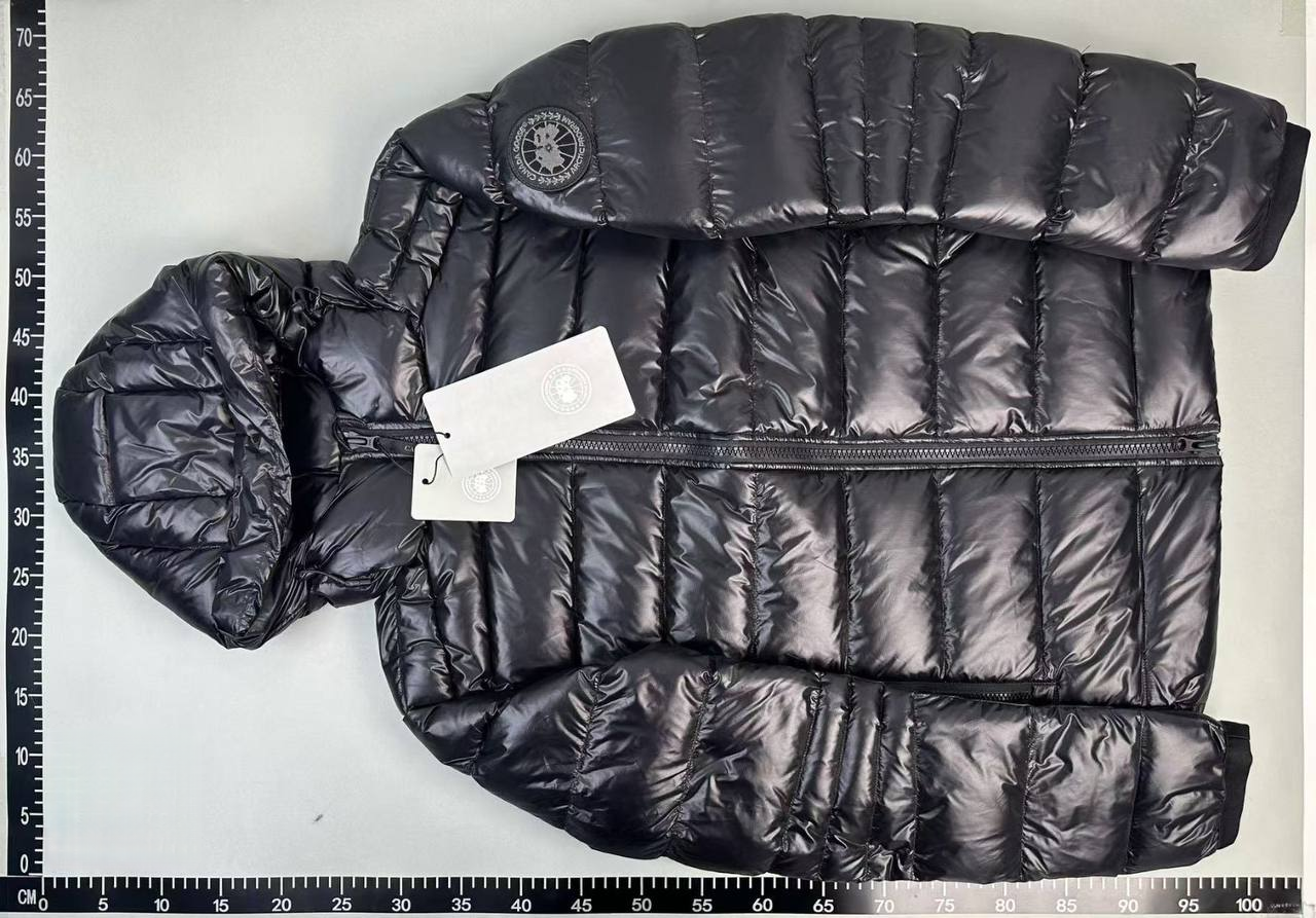 Canada Goose Crofton Hooded Down Jacket Black Label Black
