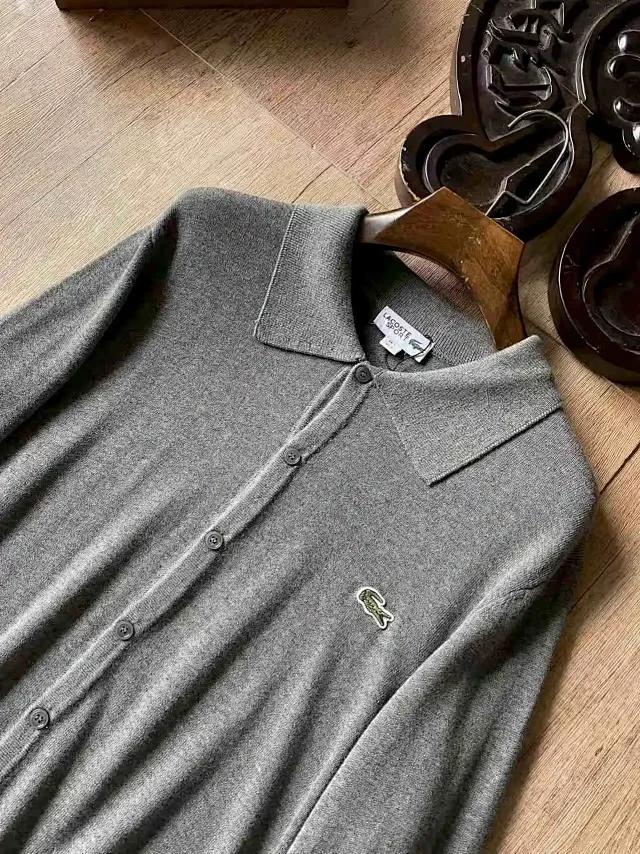Lacoste Cable-knit hooded pullover and zip-up knit cardigan variants product detail image 17