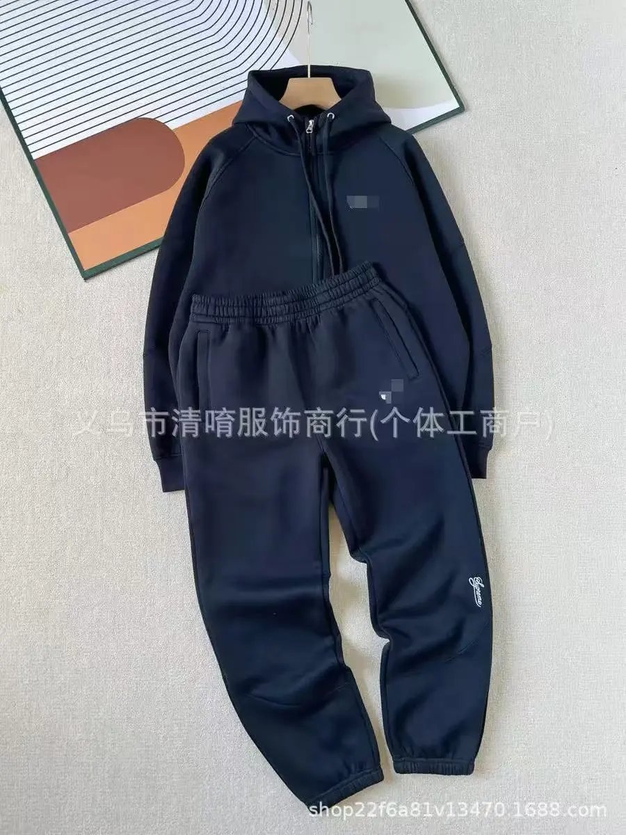 后背大勾套装-黑色