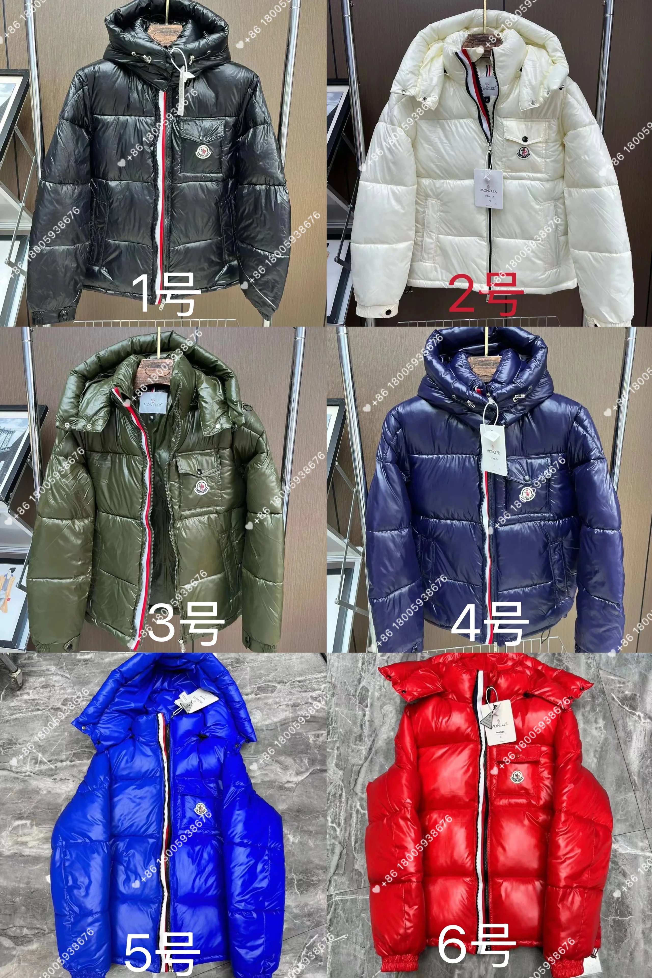 Moncler羽绒服 option