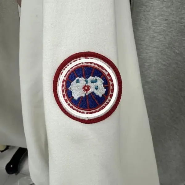 Canada Goose Lodge Fleece Black/Gray Half-Zip Pullover - 6