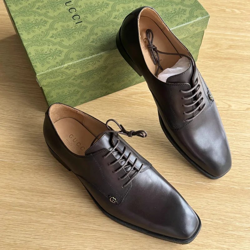 Gucci Brown Oxford Shoes