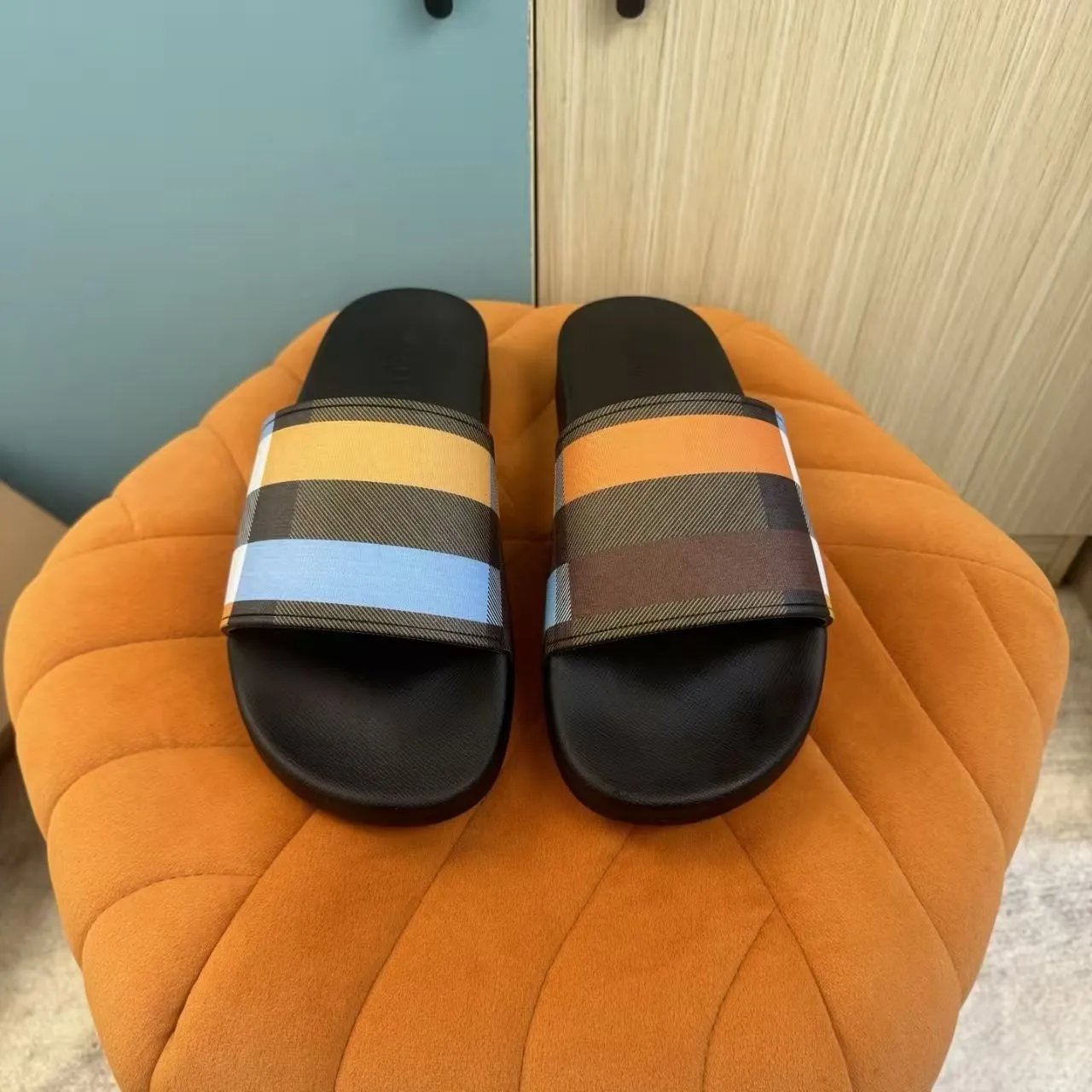 Christian Dior Slippers Logo Strap Slide — A12 (Best-selling model) * top quality