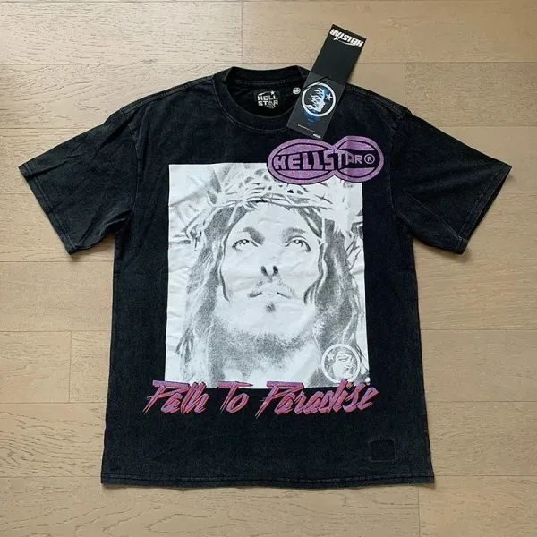 Hellstar x Urston Path To Paradise Black T-Shirt - 1