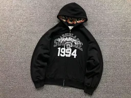 thumbnail for 25. Cashew flower sweatshirt hoodie fleece full range of hooded sweatshirt 1994