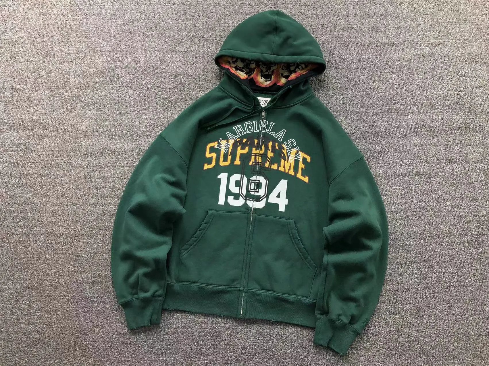 25 Cashew Flower Hoodie with Velvet Full Series Hoodie