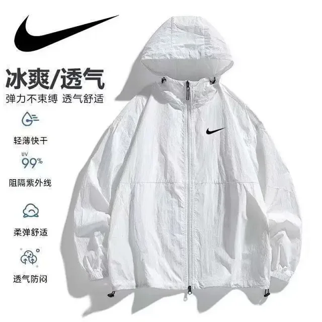 Nike Matching Sets Hooded zip-up windbreaker and tapered pants set product detail image 14