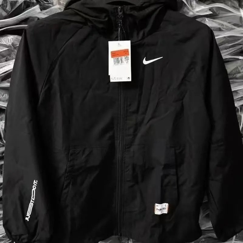 Nike Matching Sets Hooded zip-up windbreaker and tapered pants set image 10