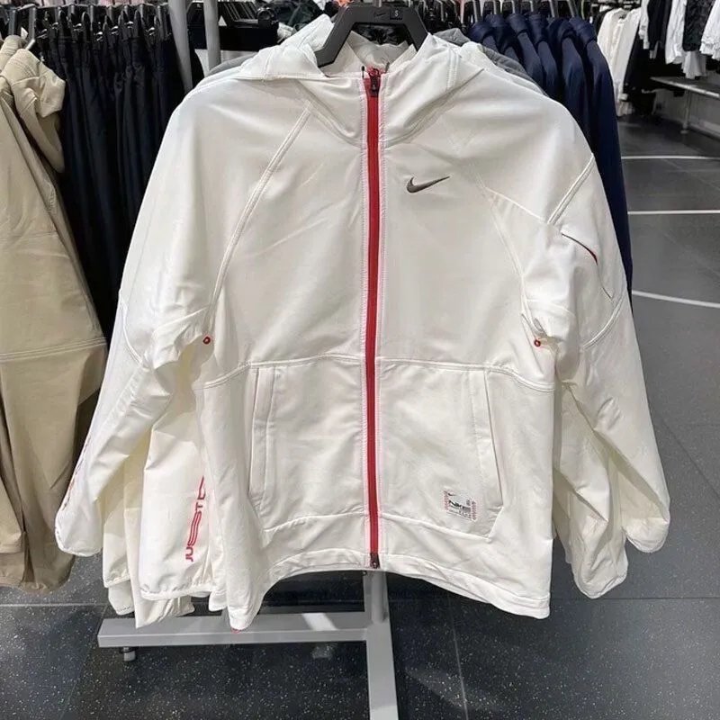 Nike Matching Sets Hooded zip-up windbreaker and tapered pants set image 9
