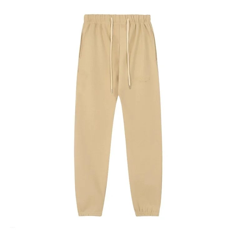 Winter Fleece Hoodie Sweatpants Set Unisex Ivory - Gallery Image 5 - Detailed View