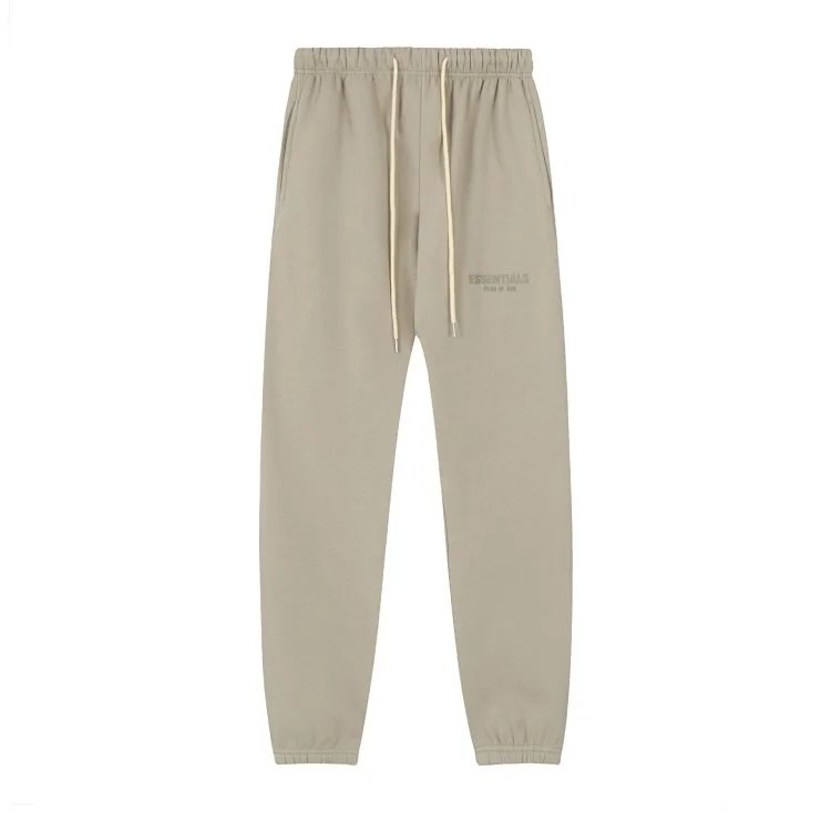 Winter Fleece Hoodie Sweatpants Set Unisex Ivory - Gallery Image 11 - Detailed View