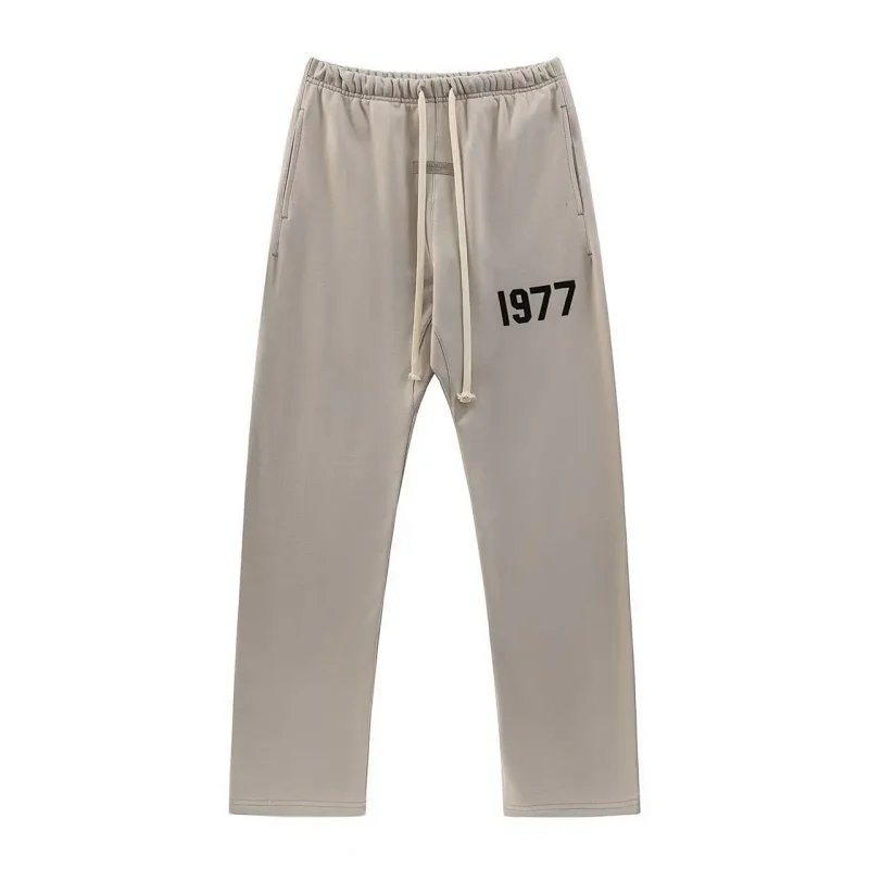 High Street Essentials 1977 Velvet Jogger Pants Unisex Ivory - Gallery Image 1 - Detailed View
