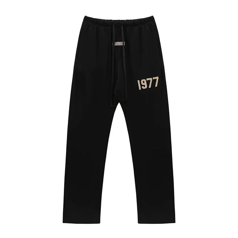 High Street Essentials 1977 Velvet Jogger Pants Unisex Ivory - Gallery Image 3 - Detailed View