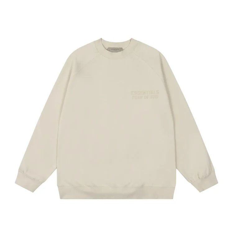 Streetwear Fleece Crewneck Sweatshirt Unisex Espresso - Gallery Image 5 - Detailed View