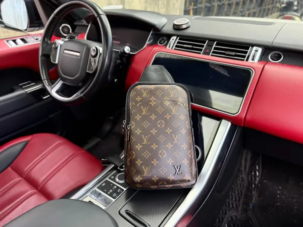 Louis Vuitton Monogram Canvas Bumbag Brown Crossbody Bag Belt Bags - 1