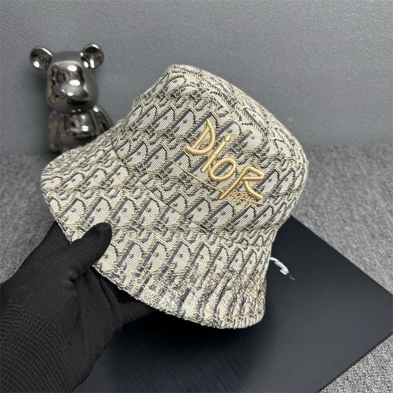Dior Oblique Bucket Hat Black and White - 12