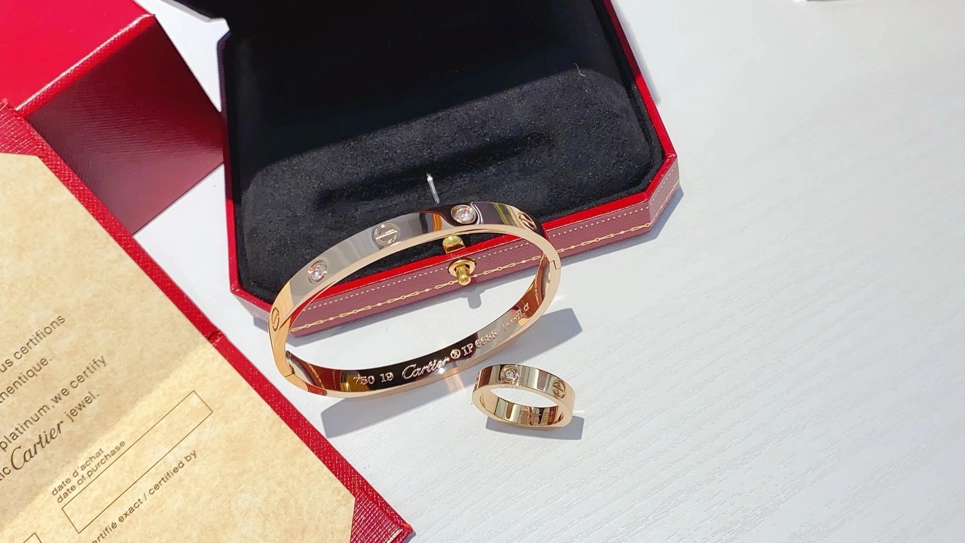 Screw-Motif Cuff Bracelet