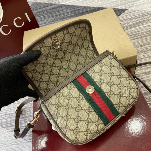 Gucci Marmont Matelassé Quilted Chain Bag Black Shoulder Bag - 6